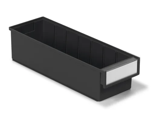 ESD-stellingbak,HxBxD 100x132x400mm,PP,zwart