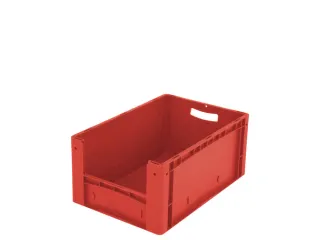 Euronorm Stapelkrat M. Grijpopening Pp Hxlxb 270X600X400Mm Rood - 1