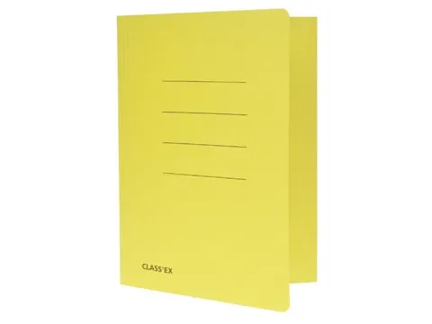 Dossiermap 300 Gram Geel 18.2x22.5cm