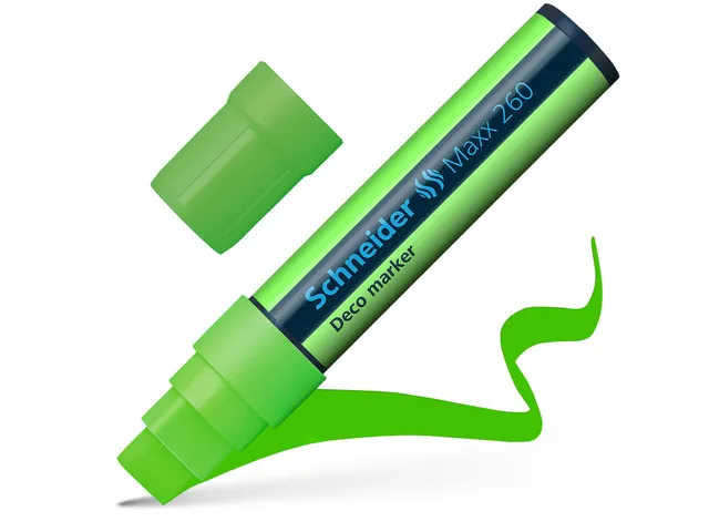 Krijtmarker Schneider Maxx 260 fluorgroen