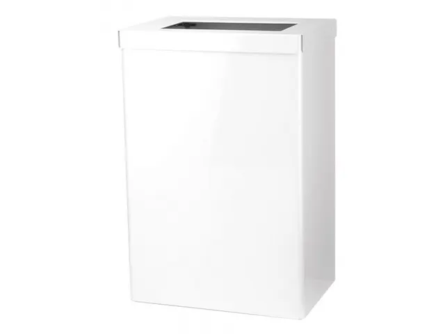 Santral Afvalbak open RVS Wit EBU18P 22 liter