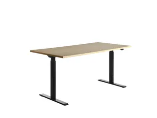 Elektrisch ihv bureau,HxBxD 700-1200x1600x800mm,blad esdoorn - 2