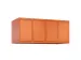 opzetkast,v. locker,4vak.,vak B 300mm,HxBxD 500x1200x500mm