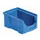 Zichtbak Hxbxd 77x100x170/138mm Pe Blauw