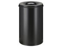 Afvalbak Vlamdovend 110 Liter Zwart