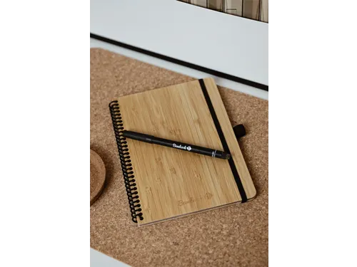 Notitieboek Bambook hardcover A5 lijn 40pagina's uitwisbaar bruin