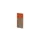 baliepaneel,v. bureau,aanbouw links,B 600mm,NT-cherry,BN3012-oranje