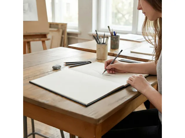 Schetsboek Kangaro A3 creme 120 grams blanco papier, 140 blz hard cove