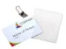 Badge Europel met strip en clip 90x60mm