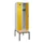 locker met bank,HxBxD 2120x600x815mm,2vak,vak B 300mm,cilinderslot