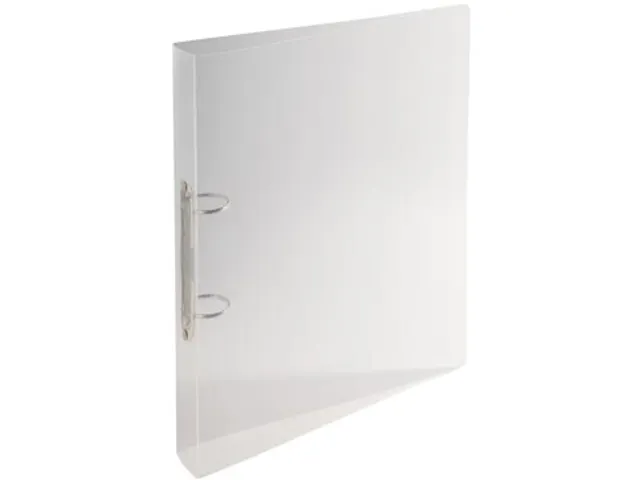 ringmap Crystal, ft A4 maxi, 2 ringen van 3 cm transparant