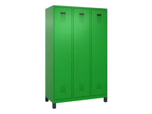 locker,HxBxD 1950x1200x500mm,3vak,vak B 400mm,cil.-slot,voeten