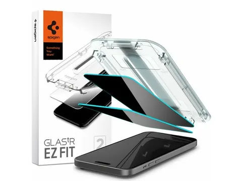 Spigen GlastR EZ Fit Privacy iPhone 15 Plus Glazen Screenprotector