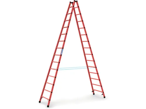 Ladder Met Sporten Bomen/sporten Glasvezel Boom L 4 12M 2X14Sporten