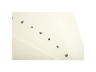 Tabbladen karton 155 g 18 tabs A-Z ivoor - 7