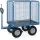 Handtrekwagen Trekoog 6444lz 1000kg 1200x800mm Draadgaas Luchtbanden