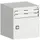 ladekast HxBxD 700x650x525mm 2laden RAL7035 front RAL7035