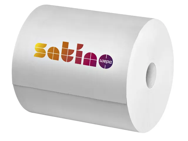 Poetspapier Satino Comfort CR1 2-laags 350m wit 305290