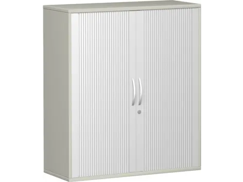 jaloeziedeurkast,HxBxD 1150x1000x430mm,decor romp lichtgrijs