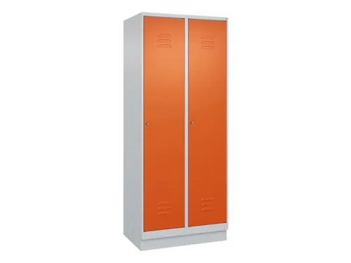 locker voor scheiding van kleding,HxBxD 1950x800x500mm,2vak
