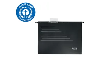Hangmap Leitz Alpha Recycle A4 verticaal V-bodem zwart - 4