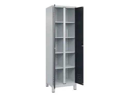 wasgoedverdeelkast,HxBxD 1950x600x500mm,vak B 300mm,cilinderslot