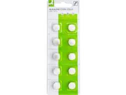 Q-connect Knoopcel batterij LR44 Alkaline 10 stuks