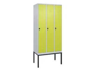 locker voor scheiding van kleding,HxBxD 2120x900x500mm,3vak - 1