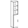 kantoorstelling HxBxD 2160x400x420mm lichtgrijs