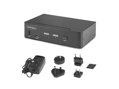 2-Port DisplayPort KVM Switch, 8K 60Hz / 4K 144Hz