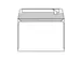 Envelop EA5 156x220mm Venster Rechts Strip Naturel wit houtvrij ECF
