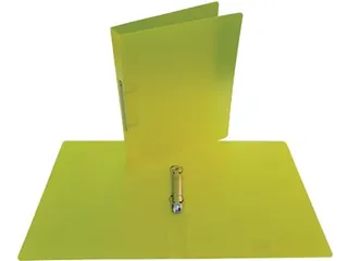 ringmap, voor ft A4, uit PP, 2 ringen van 25mm, transparant gee - 4