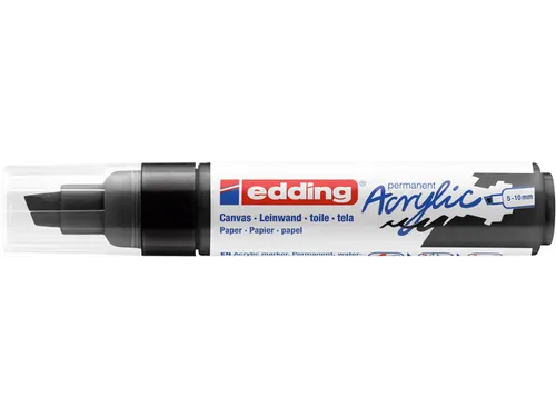 Acrylmarker edding e-5000 breed zwart