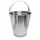 emmer,HxØ 364x325mm,15l,RVS zijdemat gepolijst,m. vloerring