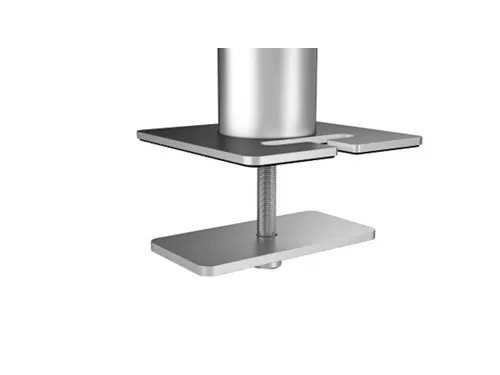 Monitorarm Durable met bladdoorvoer voor 1 scherm en 1 tablet