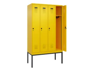 locker,HxBxD 2120x1200x500mm,4vak,vak B 300mm,draaigrendel - 1