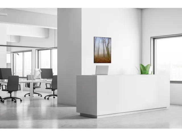 Wanddecoratie Textiel Set 40x40cm Herfst Mist