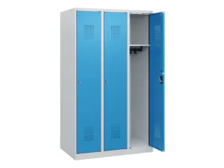 schoollocker,HxBxD 1530x900x500mm,3vak,vak B 300mm,cil.-slot - 1