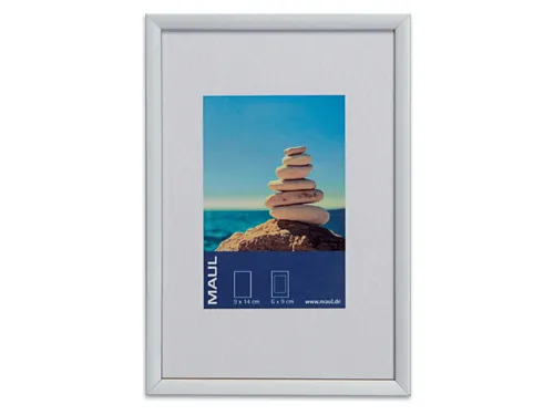 Fotolijst MAUL design 10x15cm aluminium frame zilver
