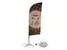 Drapeau Restauration Alu Wind Set complet Impression "Koffie"