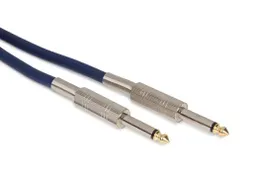 Luidsprekerkabel - Jack 6.35mm Naar Jack 6.35mm - Mono - 10m - Blau