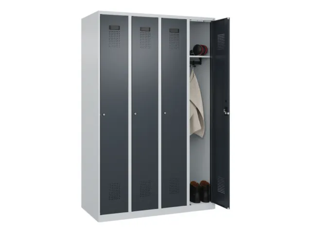locker,HxBxD 1850x1200x500mm,4vak,vak B 300mm,cil.-slot