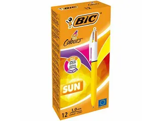 Colours Sun 4-kleurenbalpen medium lichaam geel - 1