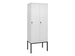 locker,HxBxD 2120x800x500mm,2vak,vak B 400mm,draaigrendel