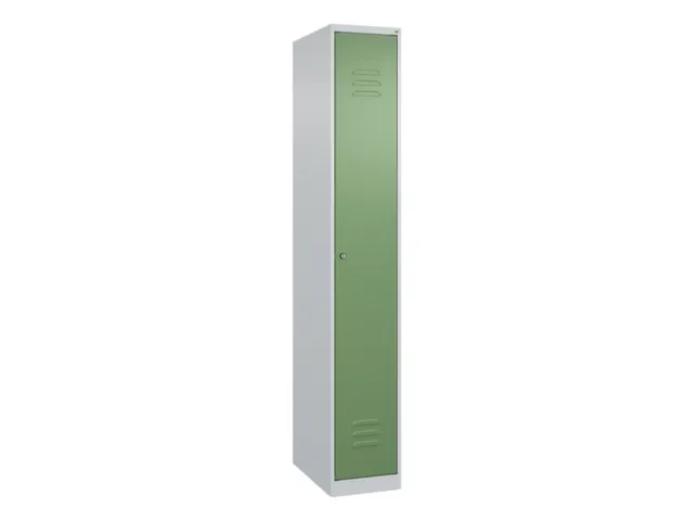 locker,HxBxD 1850x300x500mm,1vak,vak B 300mm,cil.-slot,staand op vloer