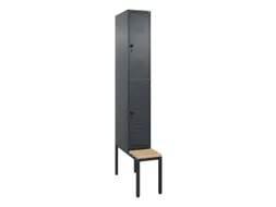 Dubbeldekse dekenkist,HxBxD 2120x300x815mm,1x2vak.,vak B 300mm
