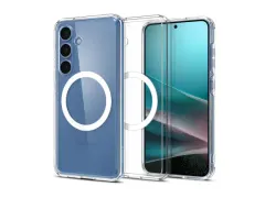 Ultra Hybrid MagFit Samsung Galaxy S25 Hoesje Back Cover Wit