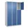 lockerkast,HxBxD 1850x1200x500mm,3x3vakken,vak B 400mm,cil.-slot