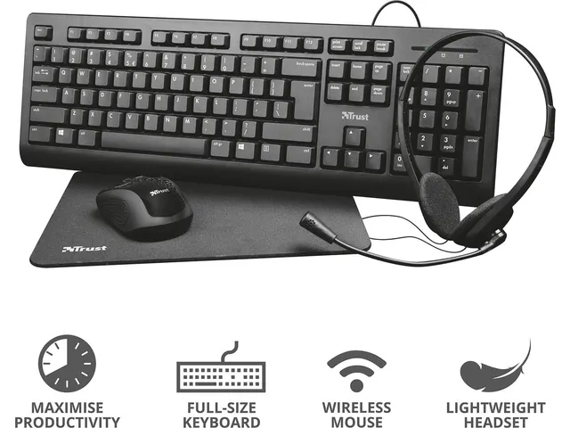 Trust Primo 4-in-1 Home Office Set