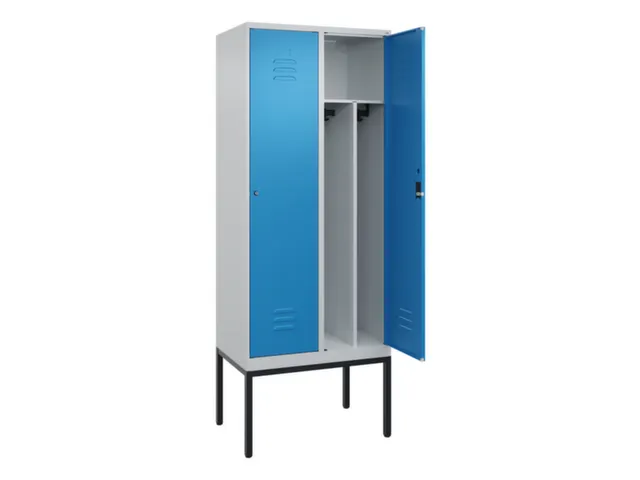 locker voor scheiding van kleding,HxBxD 2120x800x500mm,2vak